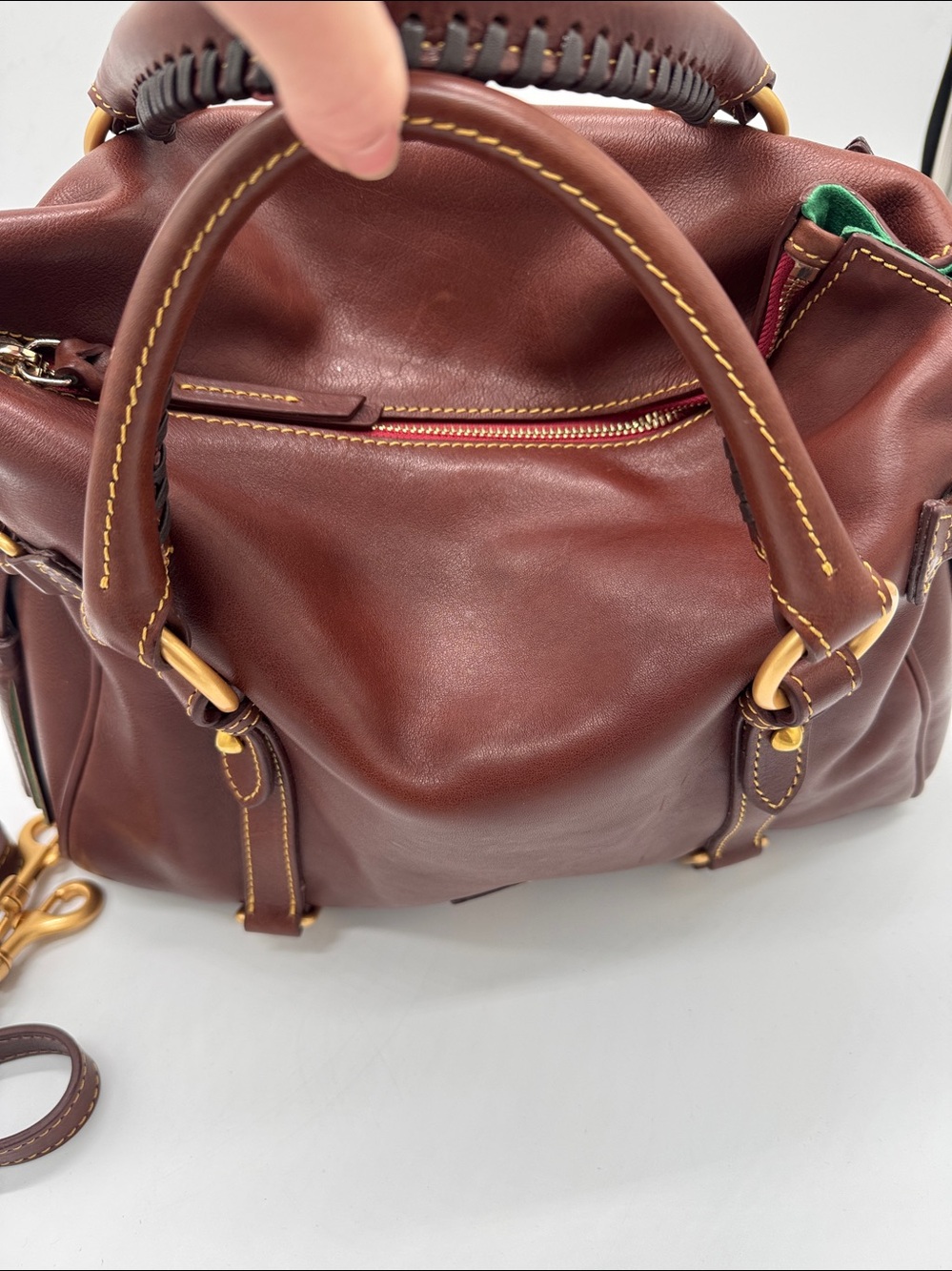 Dooney and Bourke Florentine satchel - Picture 12 of 16
